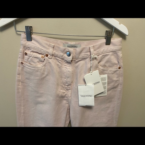 Valentino Rockstud pink jeans size 27 NWT - Picture 6 of 8